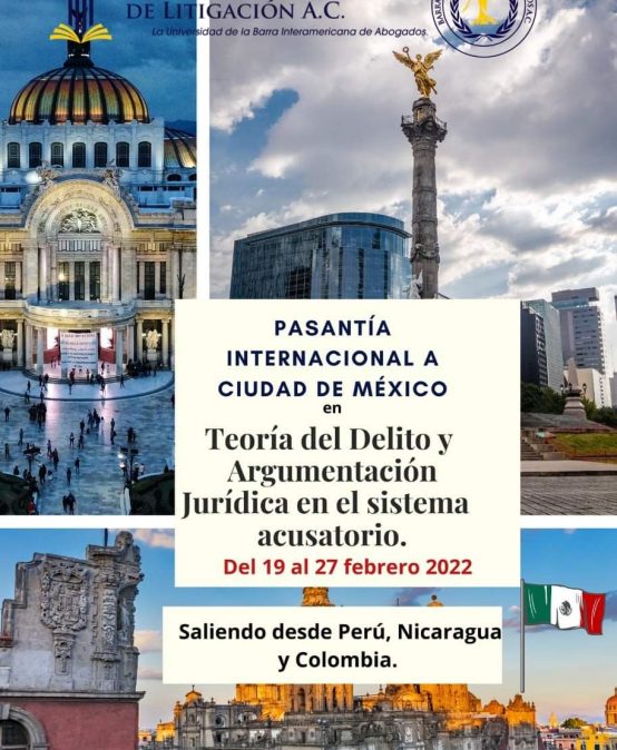 Presentación oficial de la pasantía internacional a la Ciudad de México.