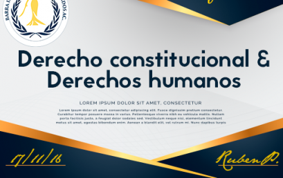 Certificación en Derecho constitucional y Derechos humanos.